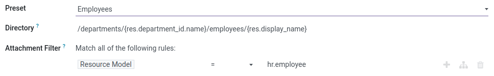 Employees Preset
