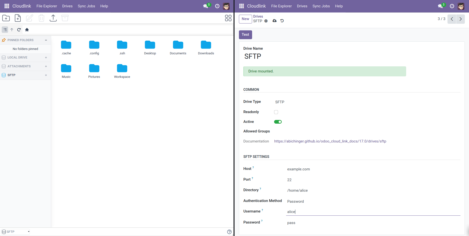SFTP Drive