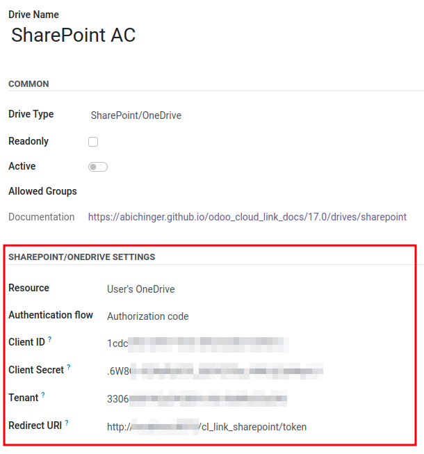 client credentials